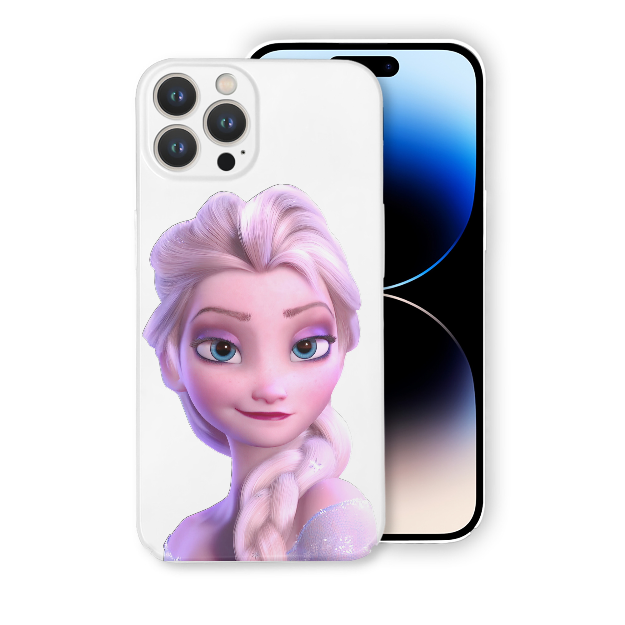 （画像用） アナと雪の女王 アンナ エルサ Frozen Anna Elsa 【iPhone 14シリーズ対応】ハードケース